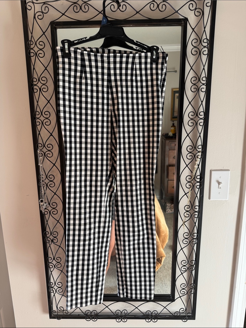 Black & White Gingham women’s  Pants